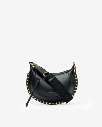 Mini sac à bandoulière Moon en cuir souple