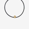 Nouveau collier Crescent avec perle
