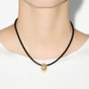 Nouveau collier Crescent avec perle