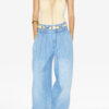 Pantalon ample froncé Inaya