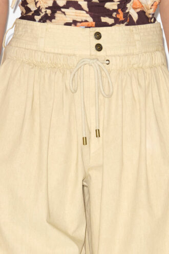 Pantalon ample froncé Inaya