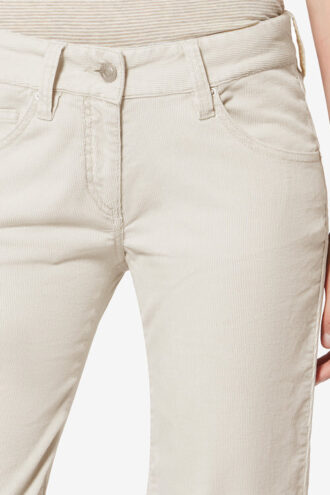 Pantalon bootcut en velours côtelé délavé Kelly