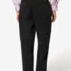 Pantalon carotte en chambray délavé Mellya