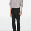 Pantalon de costume en laine rayé Flavien