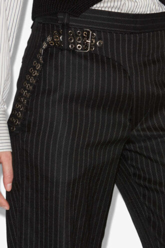 Pantalon de costume en laine vierge Noanne