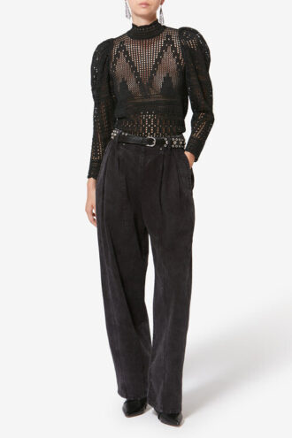 Pantalon de travail en denim Ireme Pantalon de travail en denim Ireme