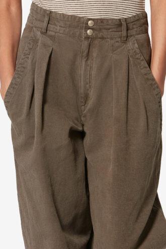 Pantalon de travail fluide en coton et lin Nadine Pantalon de travail fluide en coton et lin Nadine