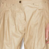 Pantalon droit en lin enduit Fidji