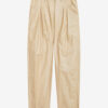 Pantalon droit en lin enduit Fidji
