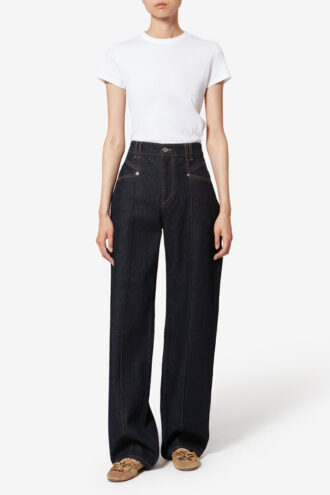 pantalon en coton drolane 1 330x495 - Pantalon en coton Drolane