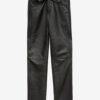 Pantalon en cuir à coupe droite Chazia Pantalon en cuir à coupe droite Chazia