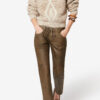 Pantalon en cuir d’agneau brillant Vanel Pantalon en cuir d’agneau brillant Vanel