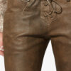 Pantalon en cuir d’agneau brillant Vanel Pantalon en cuir d’agneau brillant Vanel