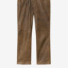 Pantalon en cuir d’agneau brillant Vanel Pantalon en cuir d’agneau brillant Vanel