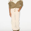 Pantalon en denim taille haute Brinley Pantalon en denim taille haute Brinley