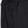 Pantalon en laine à carreaux Glen plissé Liska