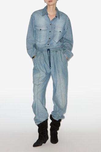 Pantalon fluide en chambray Catalia Pantalon fluide en chambray Catalia