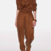 Pantalon fluide en satin Zaylee