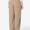 Pantalon Inaya à jambes larges et ceinture superposée