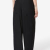 Pantalon Inaya à jambes larges et ceinture superposée