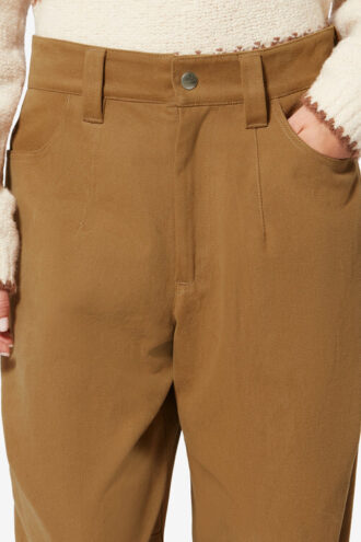 Pantalon large en toile de coton twill Opalyna