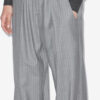 Pantalon Liska en laine vierge rayée