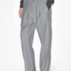 Pantalon Liska en laine vierge rayée