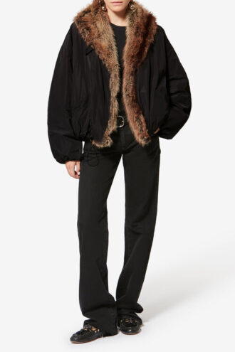 Parka courte Charone avec doublure en fausse fourrure Parka courte Charone avec doublure en fausse fourrure