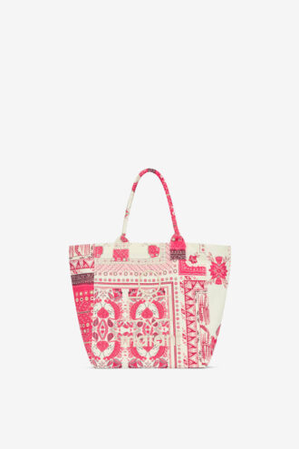 Petit sac en coton imprimé Yenky avec logo