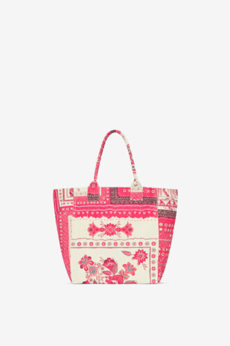 Petit sac en coton imprimé Yenky avec logo