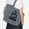 Petit sac Yenky en coton délavé avec logo Petit sac Yenky en coton délavé avec logo