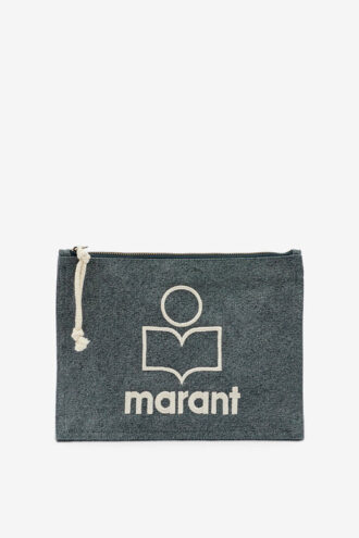Pochette en coton délavé avec logo Netia