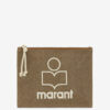Pochette en coton délavé avec logo Netia Pochette en coton délavé avec logo Netia