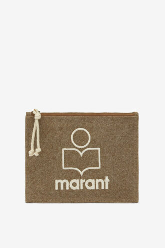 Pochette en coton délavé avec logo Netia