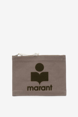 Pochette en coton délavé avec logo Netia