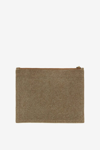 Pochette en coton délavé avec logo Netia