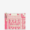 Pochette en coton imprimé Netia avec logo Pochette en coton imprimé Netia avec logo