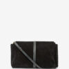 Pochette en cuir de veau suédé tressé Silao Pochette en cuir de veau suédé tressé Silao