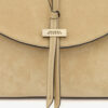 Pochette en cuir de veau suédé tressé Silao Pochette en cuir de veau suédé tressé Silao