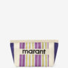 Pochette en nylon rayé Powden