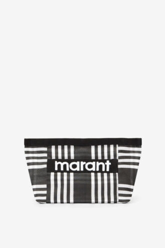 Pochette en nylon rayé Powden