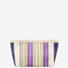 Pochette en nylon rayé Powden