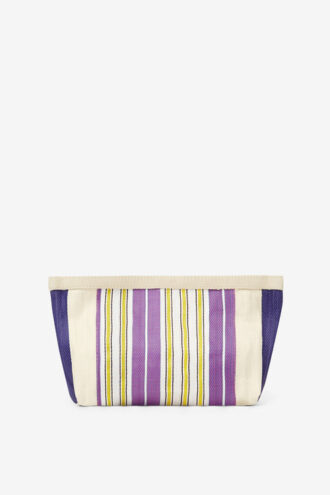 Pochette en nylon rayé Powden