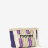 Pochette en nylon rayé Powden