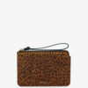 Pochette plate en cuir