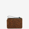 Pochette plate en cuir