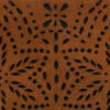 Pochette plate en cuir à franges