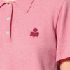 Polo en coton et laine mélangés Althea avec logo Polo en coton et laine mélangés Althea avec logo