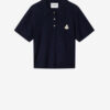 Polo en coton et laine mélangés Althea avec logo Polo en coton et laine mélangés Althea avec logo