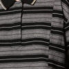 Polo en piqué de coton rayé Isalyne
